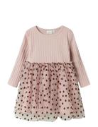 Nmfnea Ls Tulle Dress Name It Pink