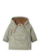 Nbmlasnow05 Jkt Aop Fo Lil Lil'Atelier Green