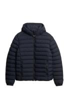 Hooded Fuji Padded Jacket Superdry Navy