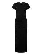 Rwbillie Capsleeve Long Dress Rosemunde Black