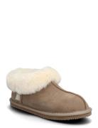 Rhevelyn Leather Closed Ankle Slipp Rosemunde Beige