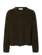 Slflulu New Ls Knit Cardigan Noos Selected Brown