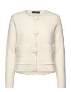 Vmblossom Ls O-Neck Cardigan Boo Vero Moda Cream