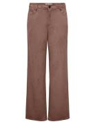 Onlisi Life Mw Str Faux Suede Pant Zlo ONLY Brown