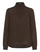Trine Blouse Kaffe Brown