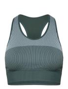 Hmlyoga Seamless W Crop Top Hummel Green