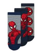 Nmmadus Spider 3P Sock Mar Name It Navy
