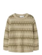 Nmmoscar Ls Knit Name It Beige