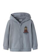 Nmmvoltinus Nreg Sweat Card Wh Bru Name It Blue