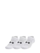 Unisex Ua Tc 3Pk No Show Under Armour White