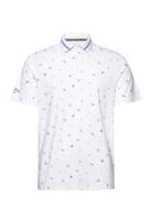 Memento Print Polo Callaway White