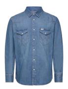 Western Shirt Wrangler Blue