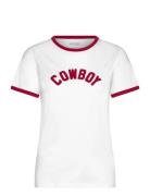 Ringer Tee Wrangler White