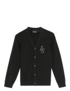 L&S Monogram Button Through Cardigan Lyle & Scott Black