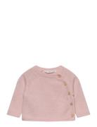 Buttons Detail Knit Sweater Mango Pink