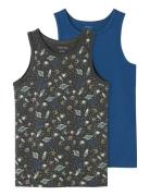 Nkmtank Top 2P Iron Space Noos Name It Grey
