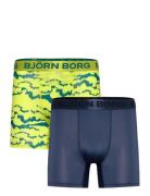 Sports Microfiber Boxer 2P Björn Borg Patterned