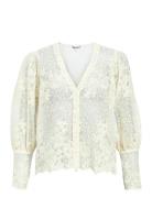Objsiga L/S Re Shirt 140 Object Cream