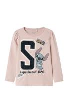 Nmfarna Stitch Ls Top Box Wdi Name It Pink