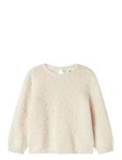 Nmngable Ls Loose Knit Lil Lil'Atelier Cream