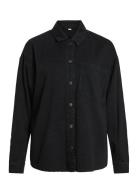 Vikiki L/S Denim Shirt Blk Vila Black
