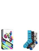 3-Pack Fast Sports Socks Gift Set Happy Socks Grey