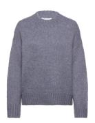 Rwtulip Wool Blend Ls Turtleneck Pl Rosemunde Grey