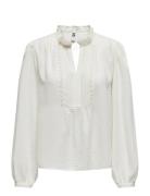 Jdyrachel Life L/S Pintuck Top Wvn Noos JDY White