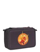 3 Layer Pencil Case With Content Lego Bags Black