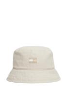 Tjw Heritage Canvas Bucket Hat Tommy Hilfiger Cream