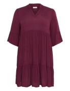 Kcmariana Ami Dress Kaffe Curve Red