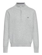 Shield Cotton Half Zip GANT Grey