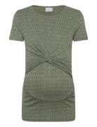 Mlanli June Ss Jrs Top 2F A. Mamalicious Green