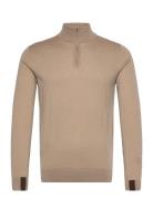 Mmgadam Soft Zip Turtle Neck Knit Mos Mosh Gallery Beige