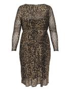 Carforest Life Ls Boatneck Blk Dress Jrs ONLY Carmakoma Patterned