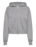 A- French Terry Badge Logo Fz Ho Calvin Klein Jeans Grey