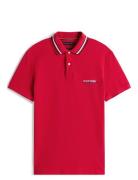 Hilfiger Tipped Reg Polo Tommy Hilfiger Red
