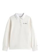 Script Pique Rugby Swtshrt Tommy Hilfiger White