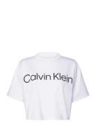 A-Ss Boxy Logo Graphic Tee Calvin Klein White