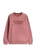 Tjw Rlx Script Crew Ext Tommy Jeans Pink