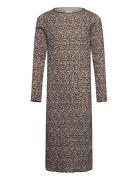 Tnpet L_S Pleat Dress The New Brown