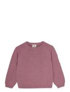 Pullover Knit W. Wool En Fant Purple