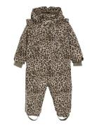 Baby Snowsuit W. Frills En Fant Brown