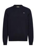 Casual Cotton C-Neck GANT Navy