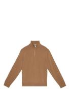 Ls 100% Merino Qz 14Gg Calvin Klein Brown