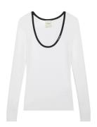 Ls Color Blocked Cotton Sweater Calvin Klein Jeans White
