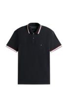 Cuff Interest Slim Fit Polo Tommy Hilfiger Black
