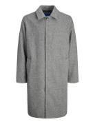 Jornorrebro Wool Blend Mac Coat Jack & J S Grey