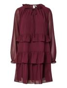 Yaschifa Ls Dress - Ka YAS Burgundy