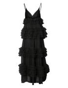 Yaslorraine Strap Maxi Tulle Dress - D2D YAS Black